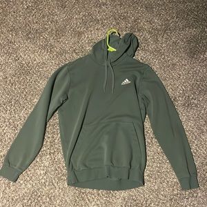 Green Adidas hoodie size medium
